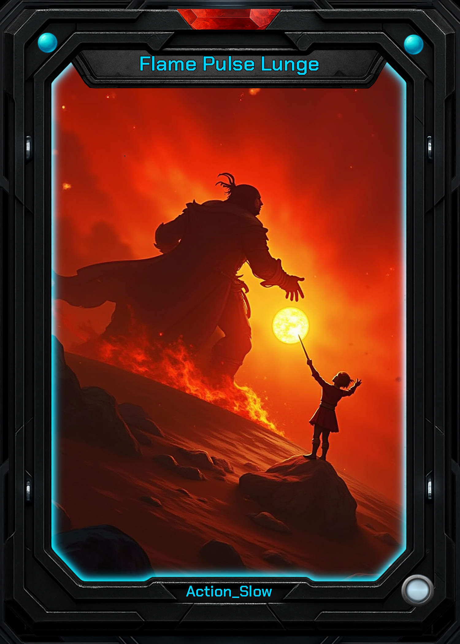 Flame Pulse Lunge